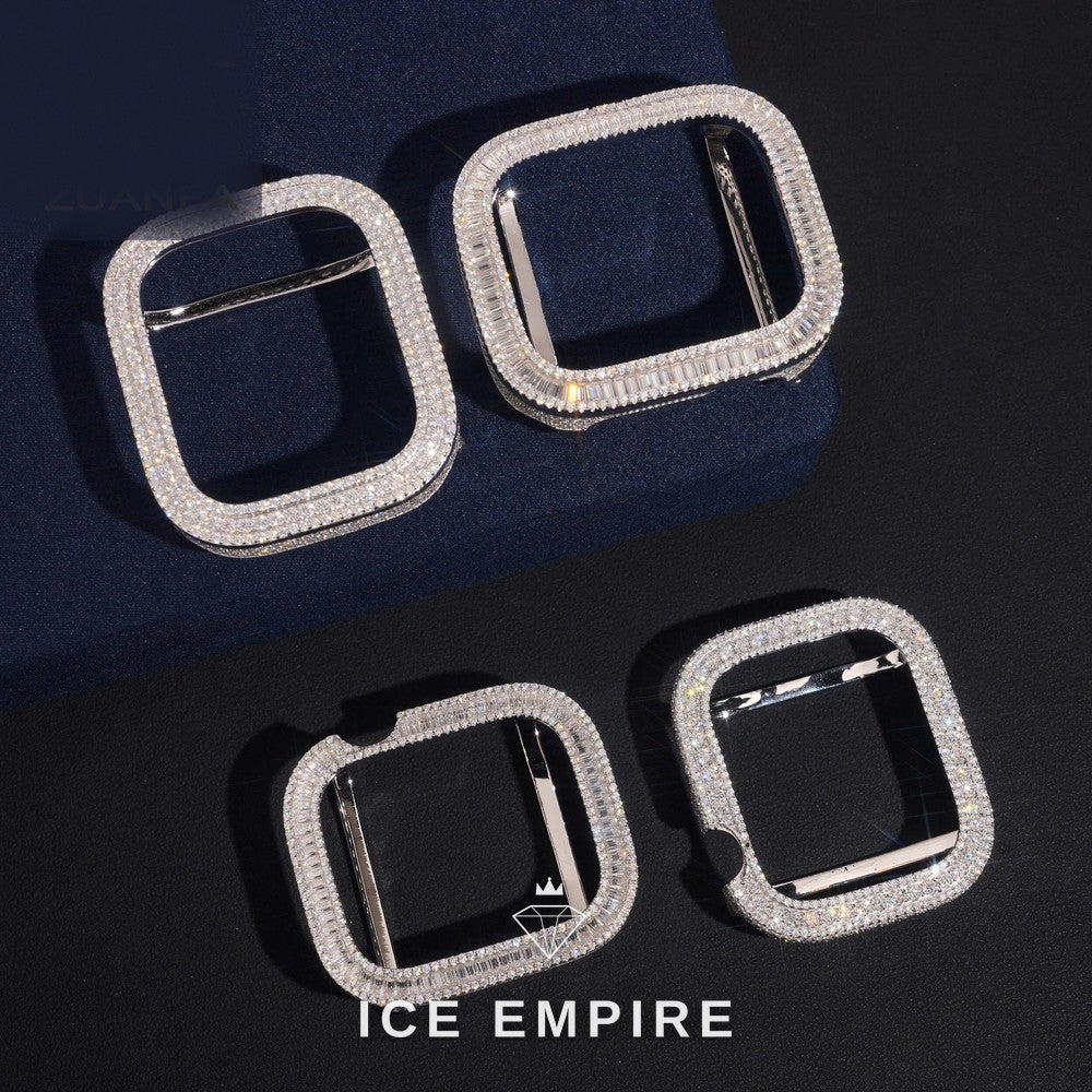 Iced Out 925 Silver Watch