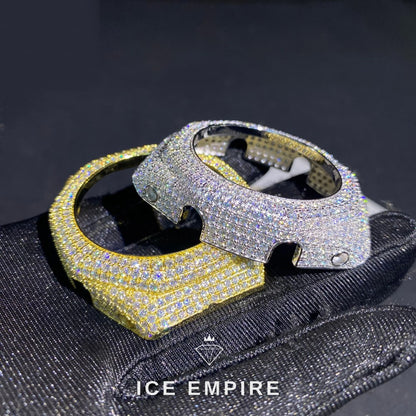 Iced Out 925 Silver Moissanite Watch
