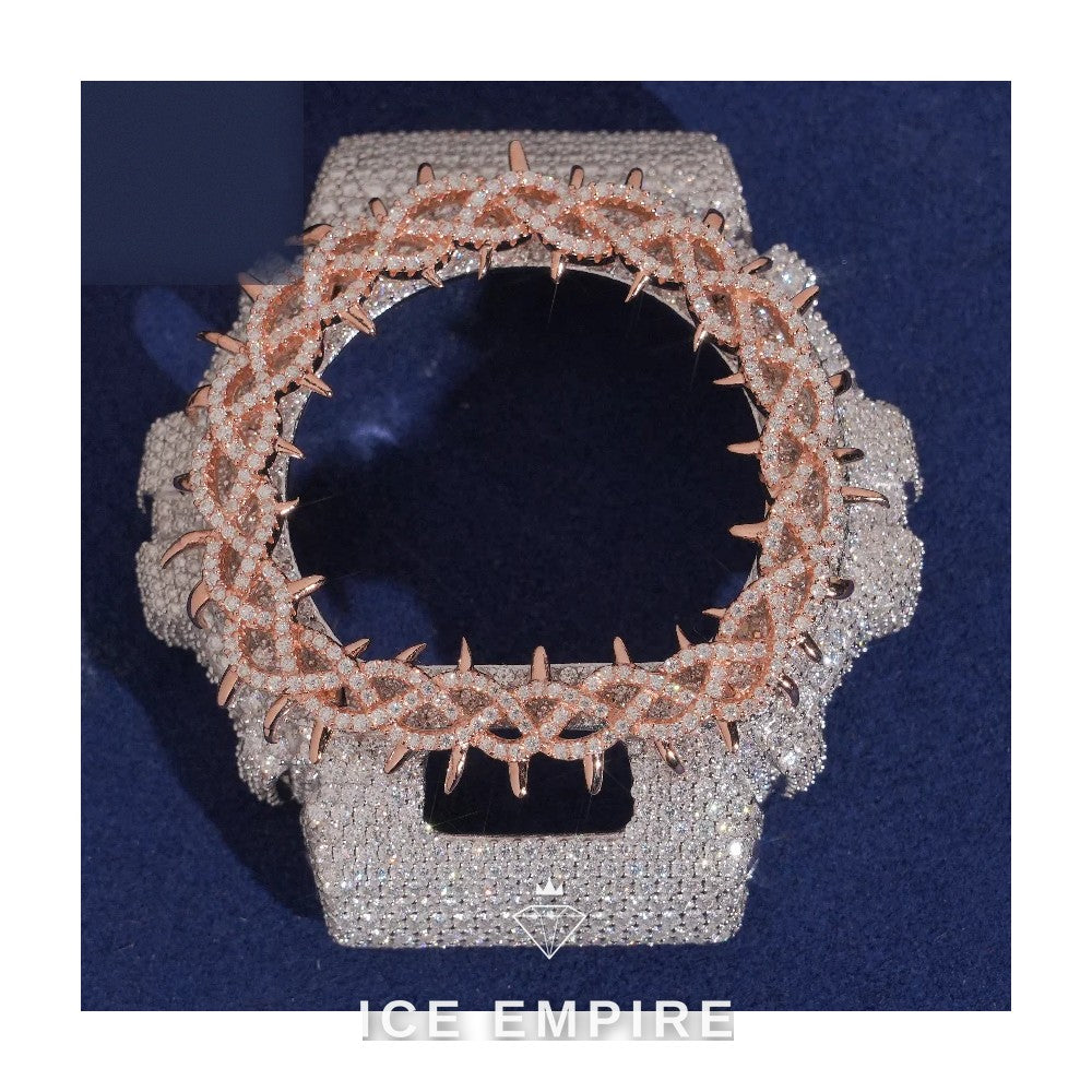 Iced Out 925 Silver Moissanite Watch