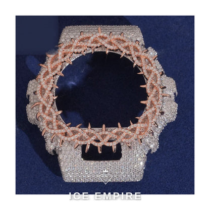 Iced Out 925 Silver Moissanite Watch