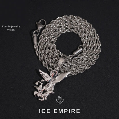 Iced Out 925 Silver Moissanite Pendant