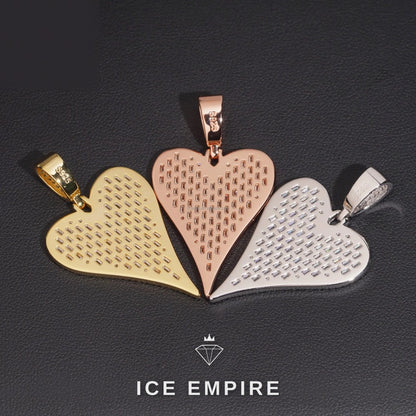 Iced Out Baguette Gold Plated Moissanite Pendant