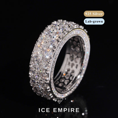 Iced Out Gold Plated Lab Grown Diamond Ring