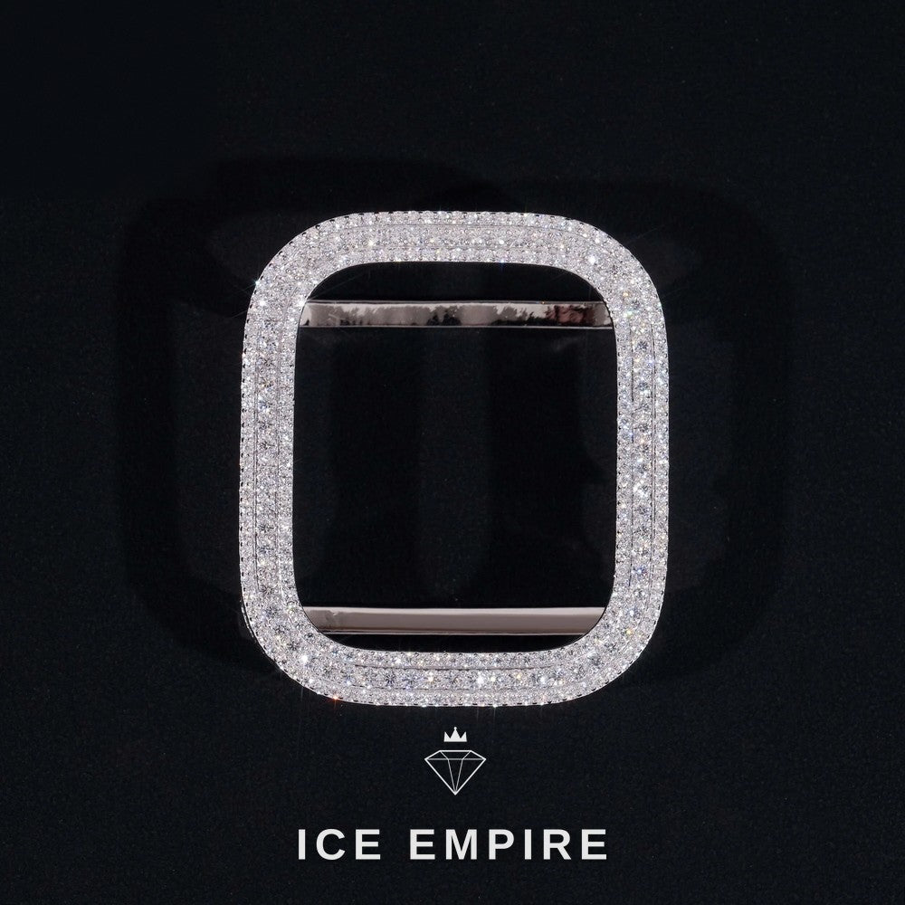 Iced Out 925 Silver Moissanite Watch