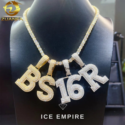 Iced Out 925 Silver Pendant