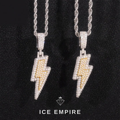 Iced Out 925 Silver Moissanite Pendant