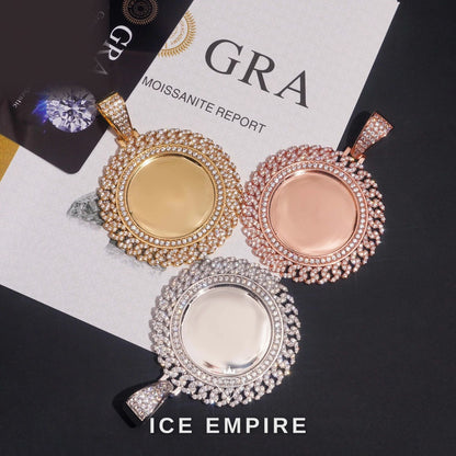 Iced Out Gold Plated Pendant