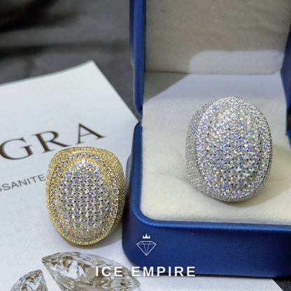 Iced Out 925 Silver Moissanite Cuban Chain