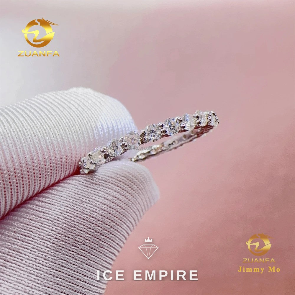 Iced Out 14K Gold Lab Grown Diamond Pendant