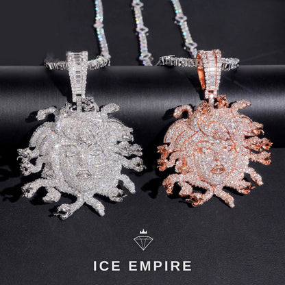 Iced Out 925 Silver Moissanite Pendant