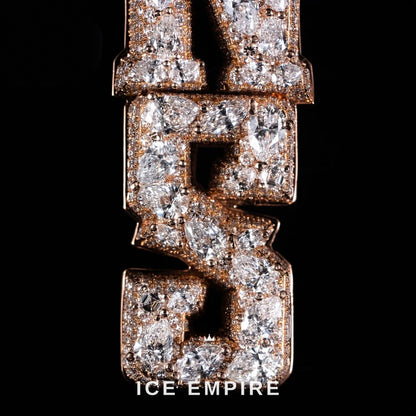 Iced Out 925 Silver Moissanite Pendant