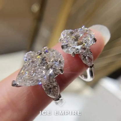 Iced Out Gold Plated Lab Grown Diamond Pendant