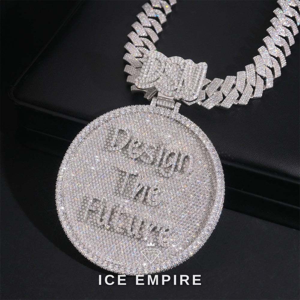 Iced Out Baguette Rose Gold Plated Cuban Chain