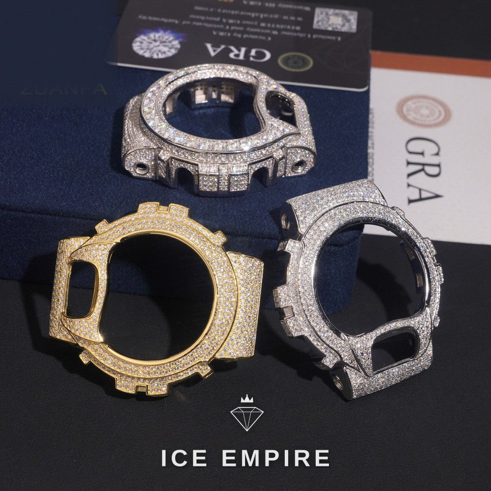 Iced Out 925 Silver Watch