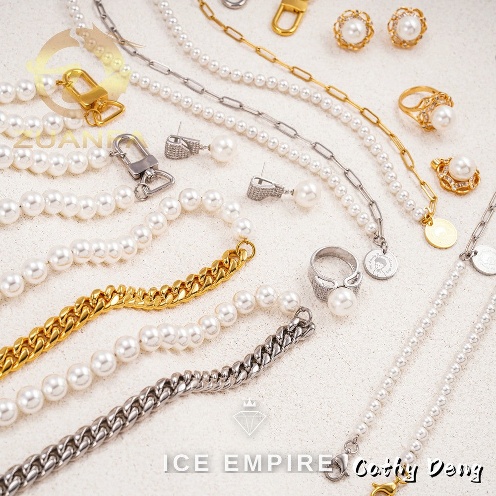 Iced Out Rose Gold Plated Cuban Chain