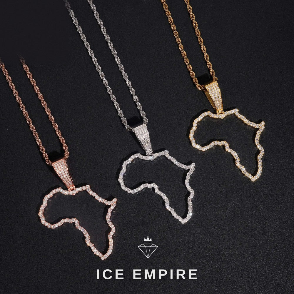 Iced Out 925 Silver Moissanite Pendant