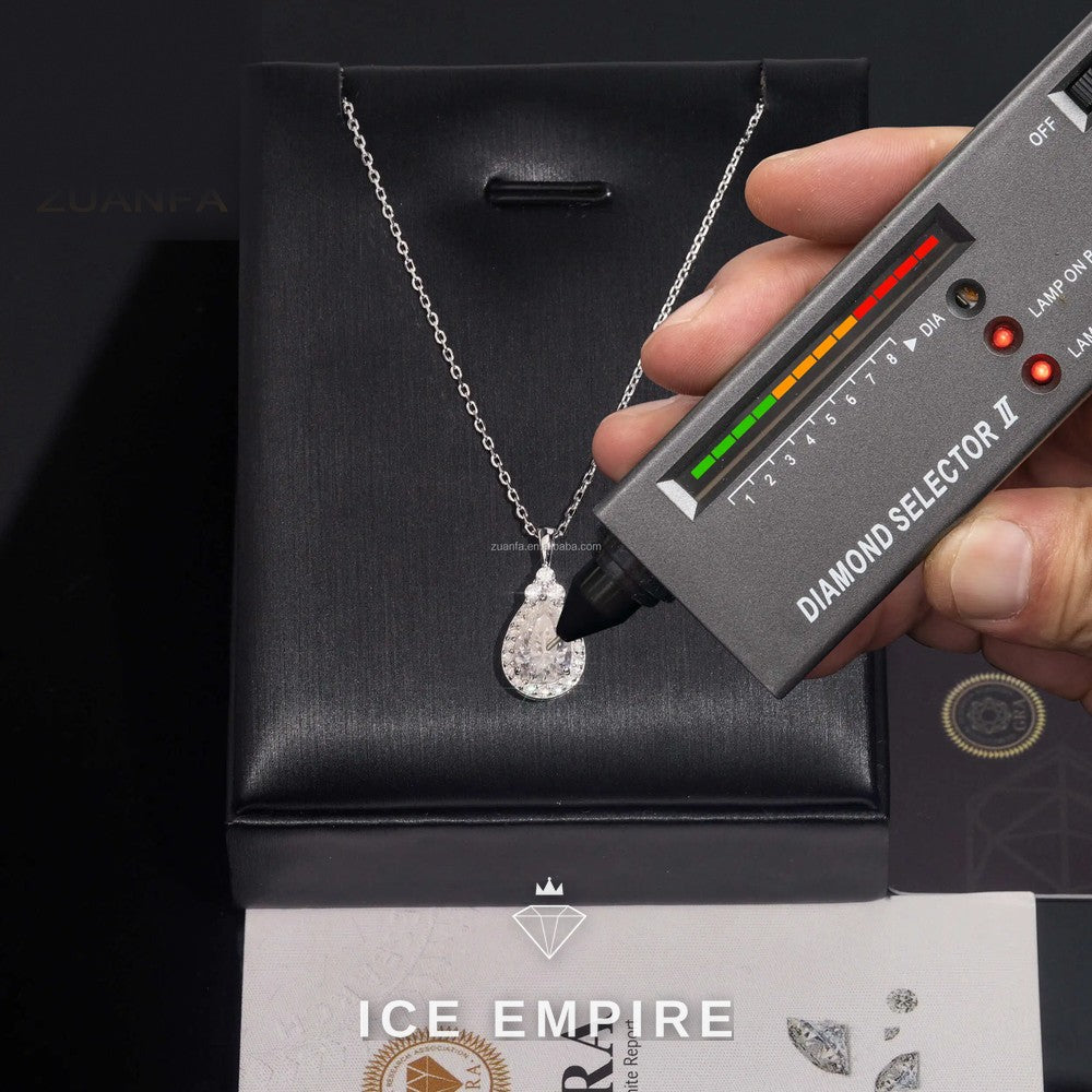 Iced Out 925 Silver Pendant