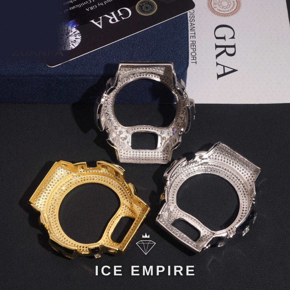 Iced Out 925 Silver Watch