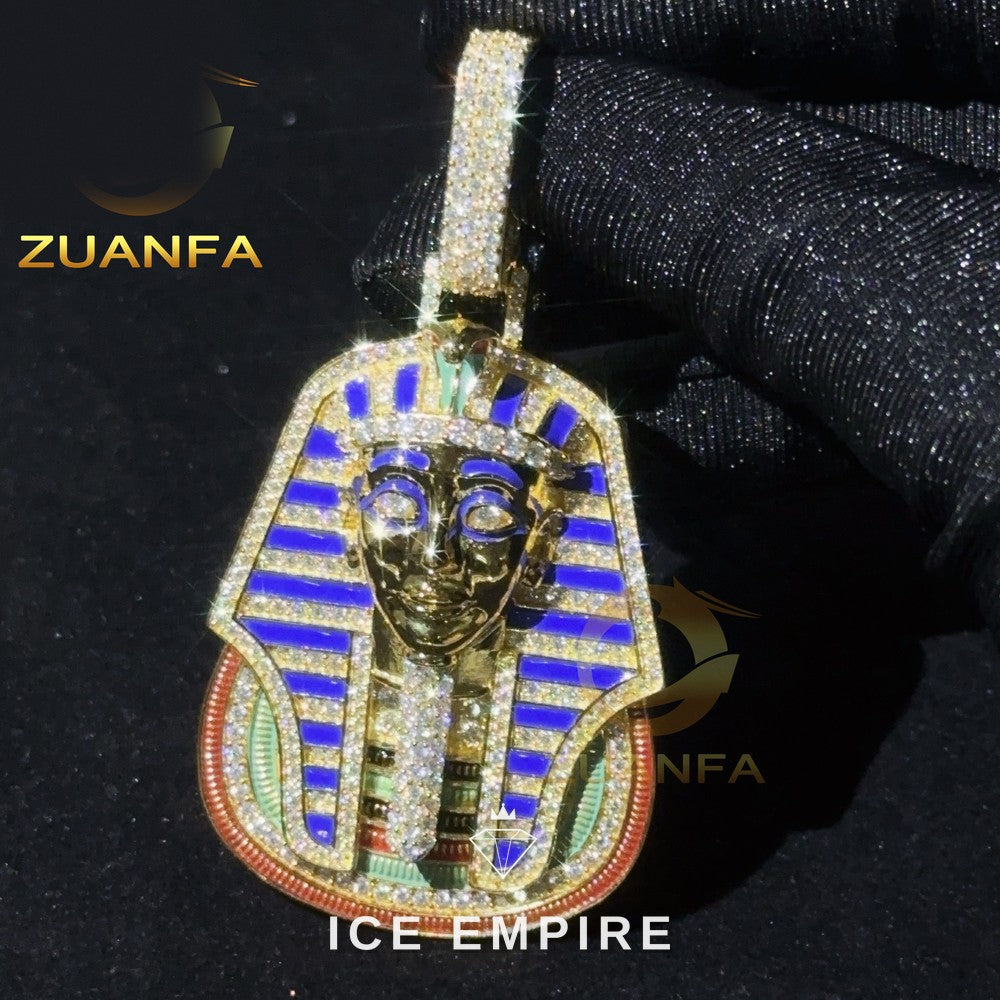 Iced Out Baguette Rose Gold Plated Cuban Chain
