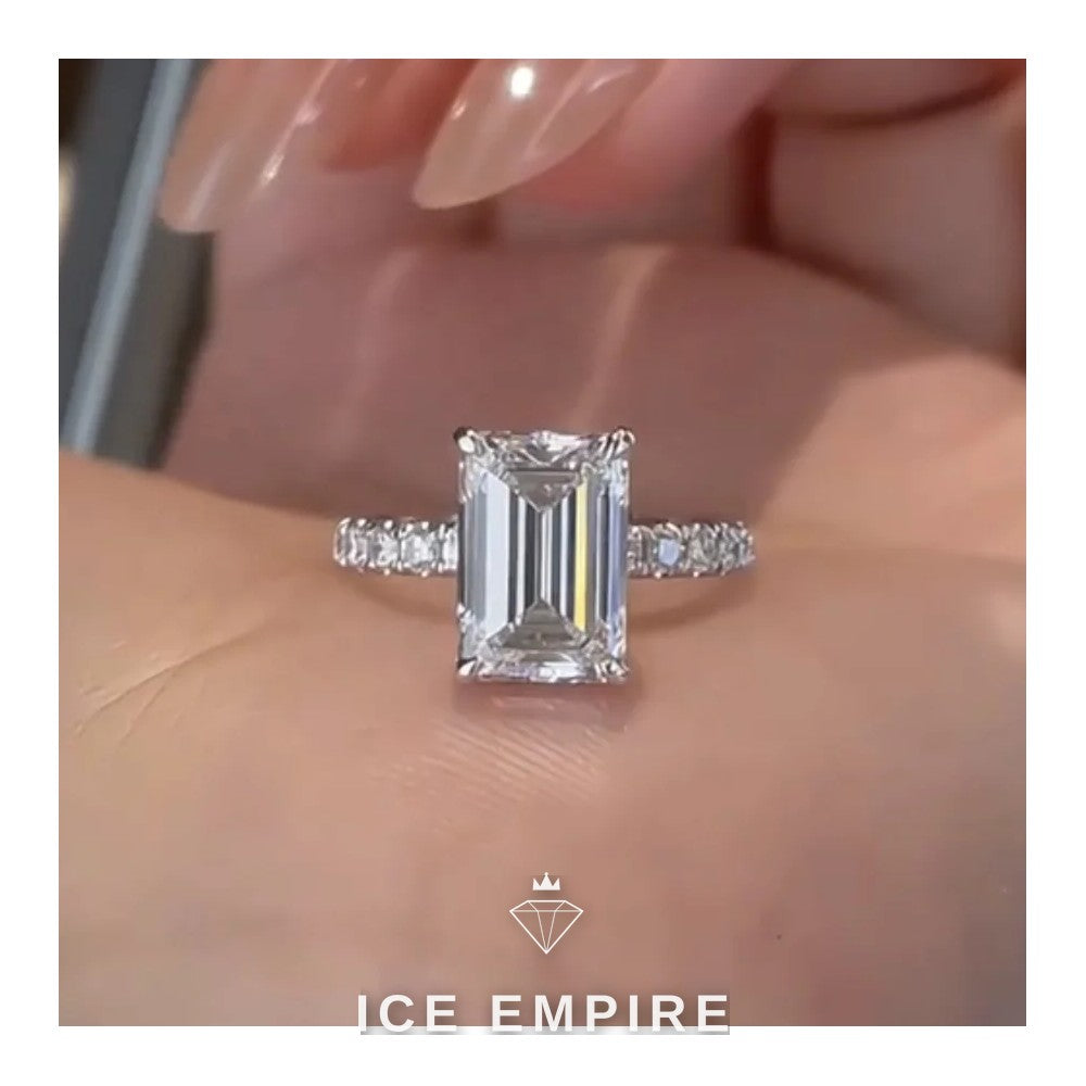 Iced Out Gold Plated Lab Grown Diamond Ring