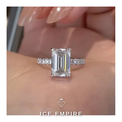 Iced Out Gold Plated Lab Grown Diamond Ring