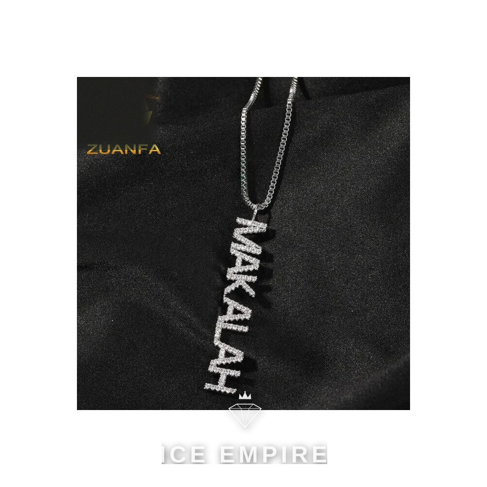Iced Out Baguette Rose Gold Plated Lab Grown Diamond Cuban Chain