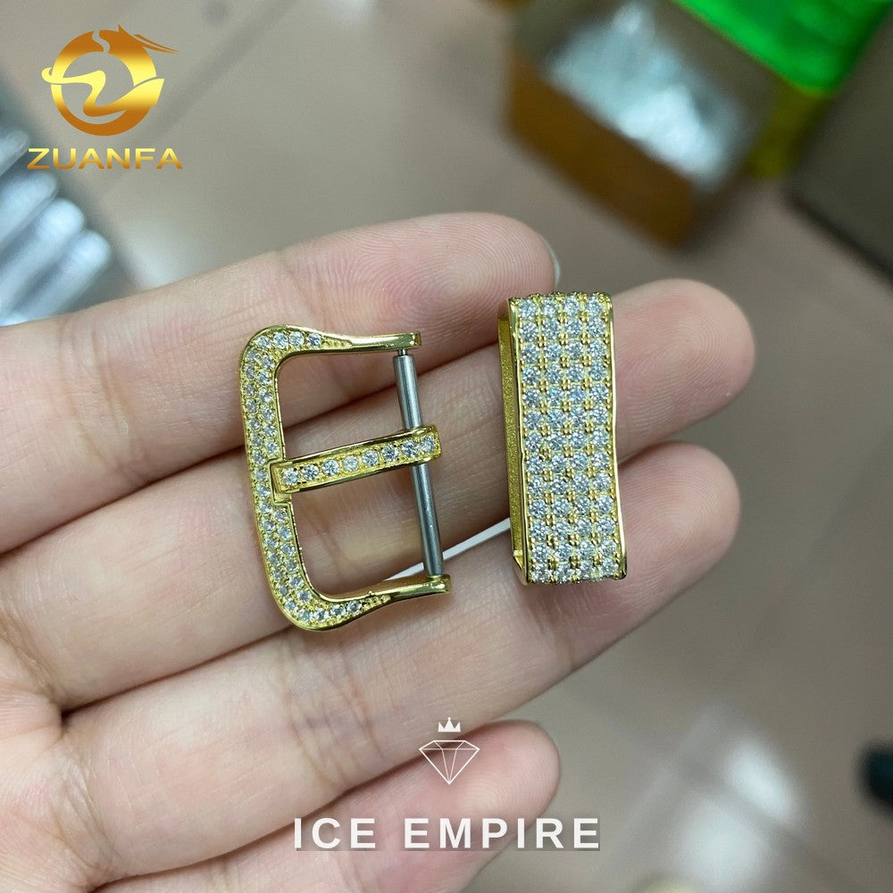 Iced Out 925 Silver Moissanite Watch