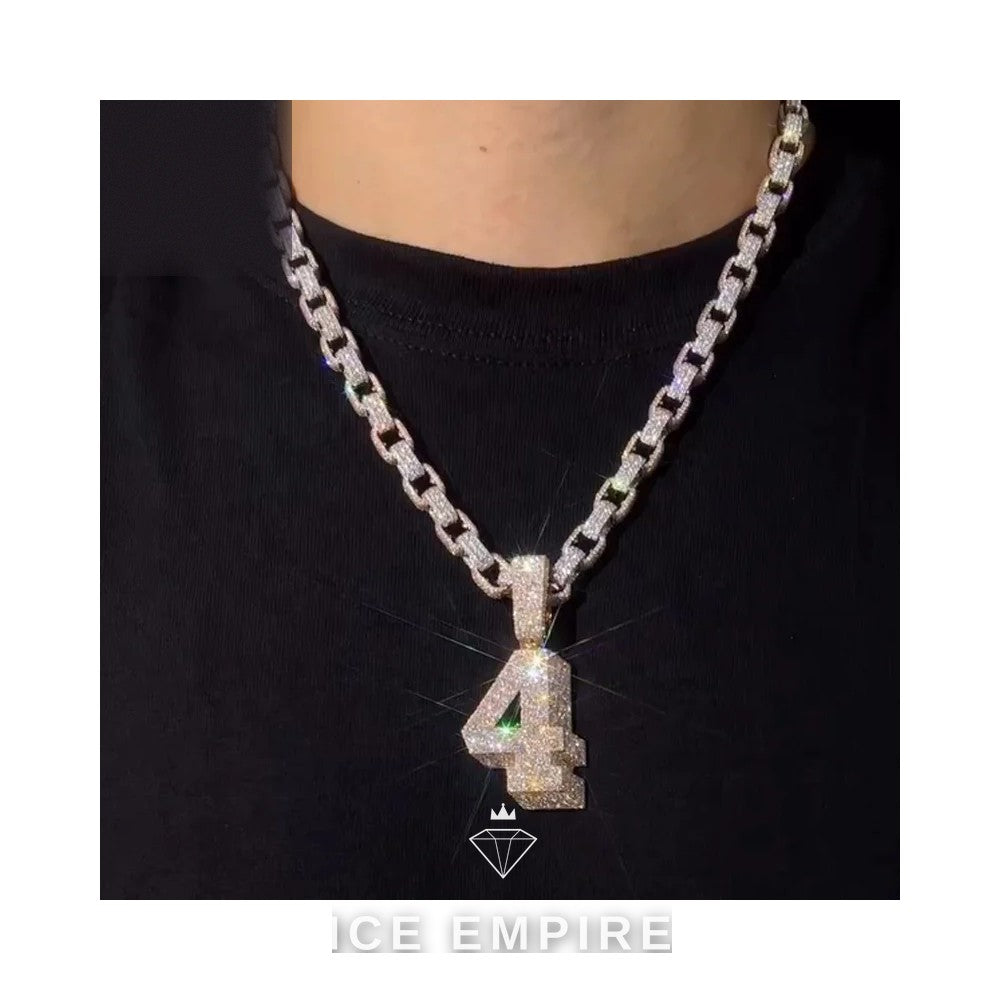 Iced Out Rose Gold Plated Cuban Chain