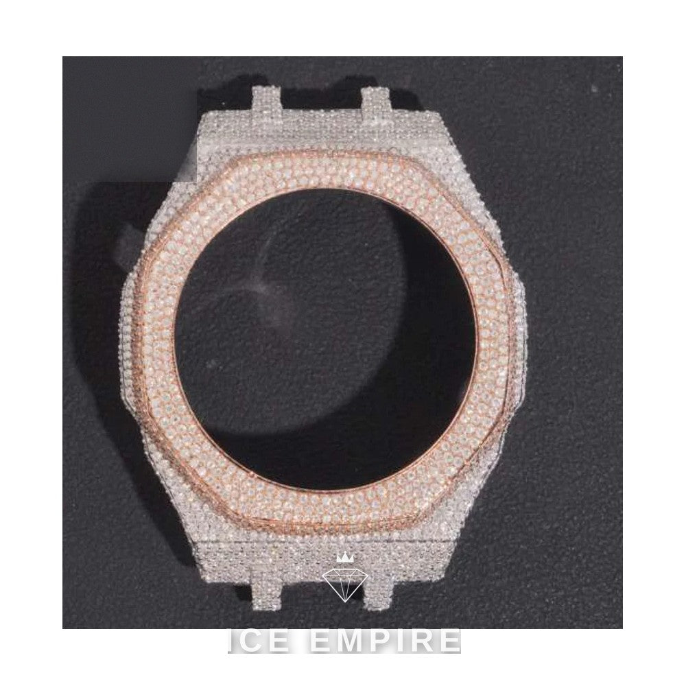 Iced Out 925 Silver Moissanite Watch