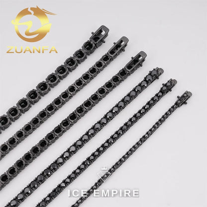 Iced Out Rose Gold Plated Moissanite Cuban Chain