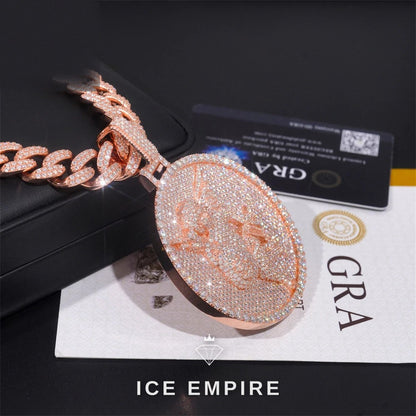 Iced Out Gold Plated Pendant