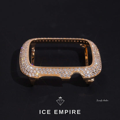 Iced Out 14K Gold Lab Grown Diamond Watch