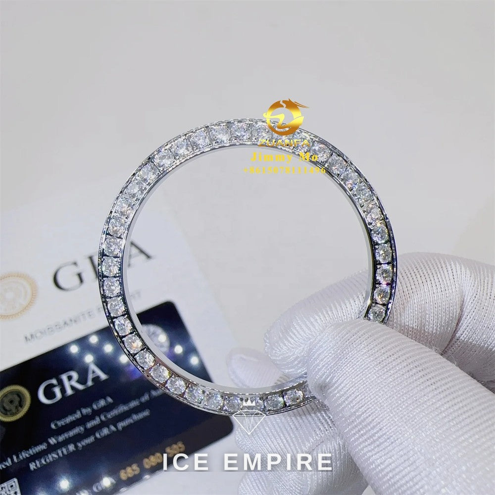 Iced Out 925 Silver Moissanite Watch