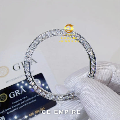 Iced Out 925 Silver Moissanite Watch