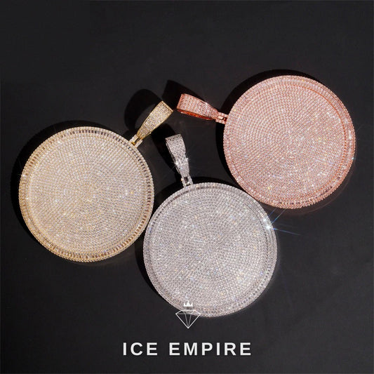 Iced Out Baguette Rose Gold Plated Cuban Chain
