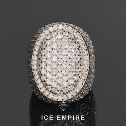 Iced Out 925 Silver Moissanite Cuban Chain