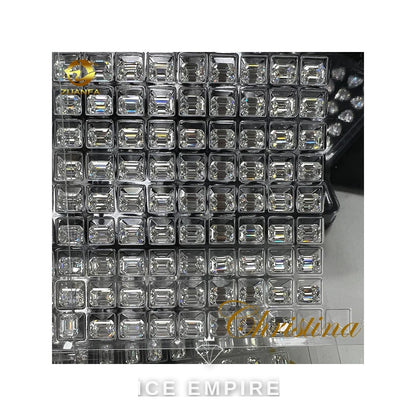 Iced Out 925 Silver Moissanite Pendant