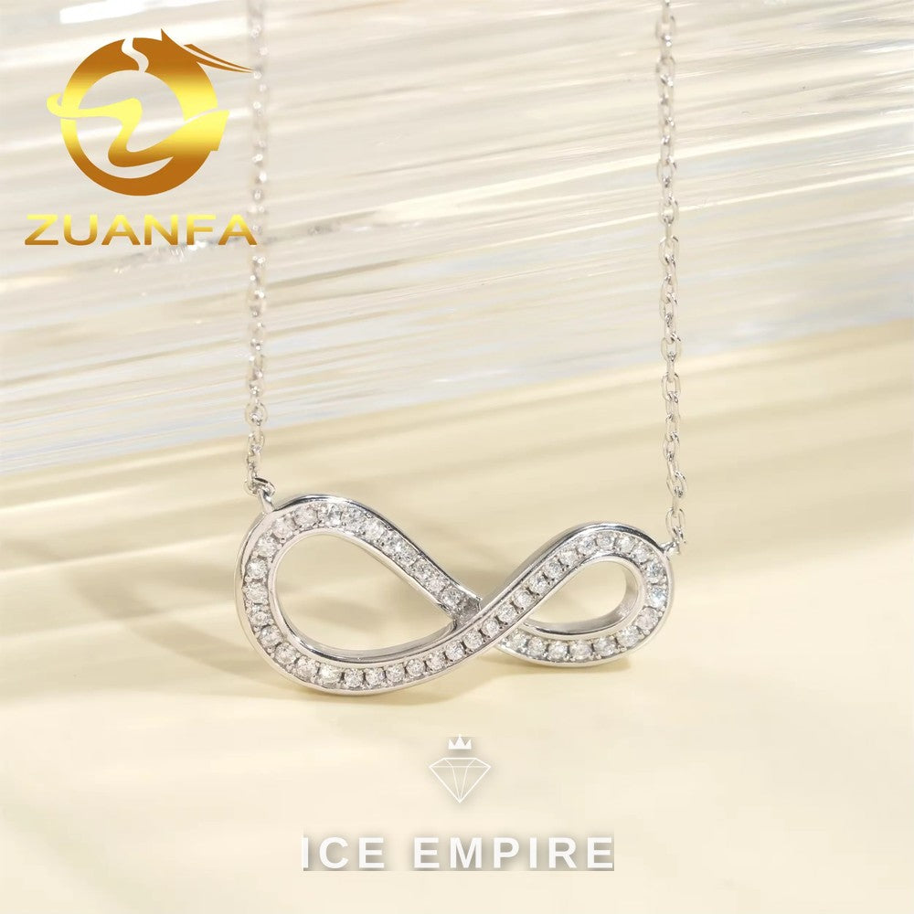 Iced Out Baguette 925 Silver Pendant