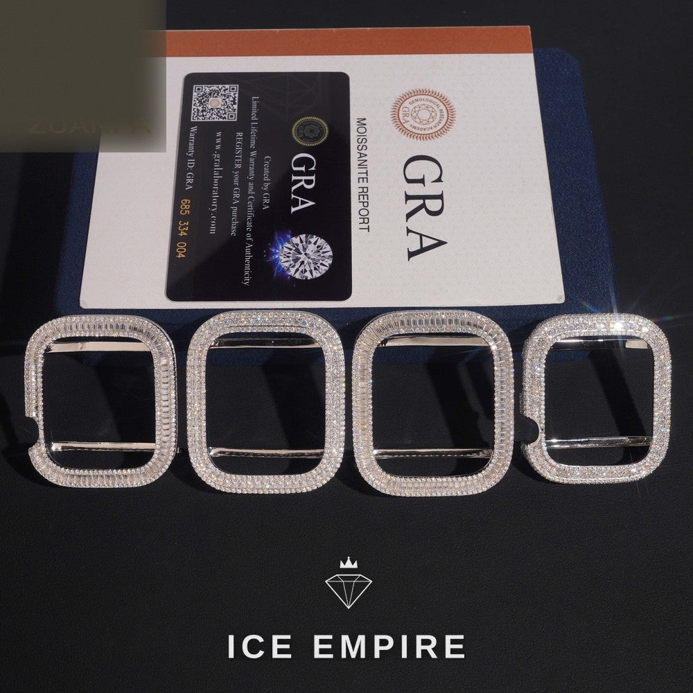 Iced Out 925 Silver Watch