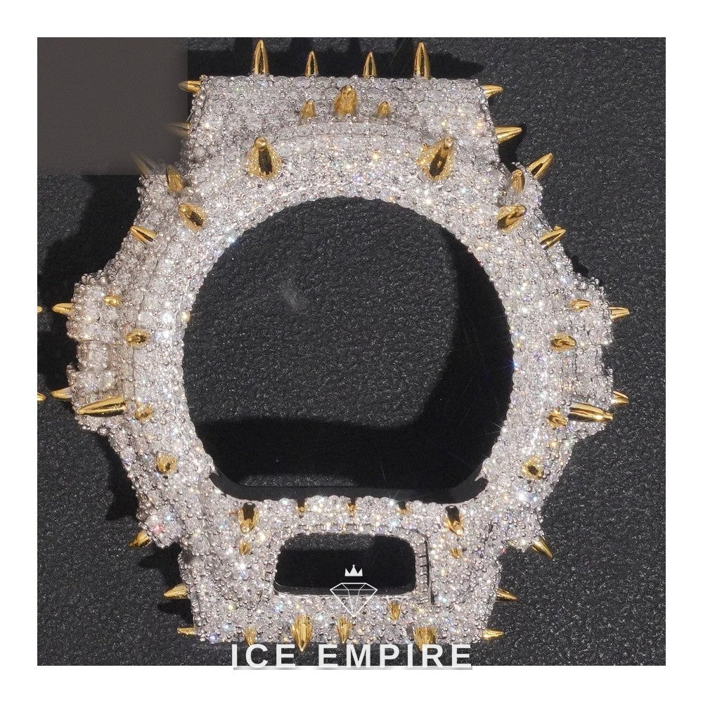 Iced Out 925 Silver Moissanite Watch