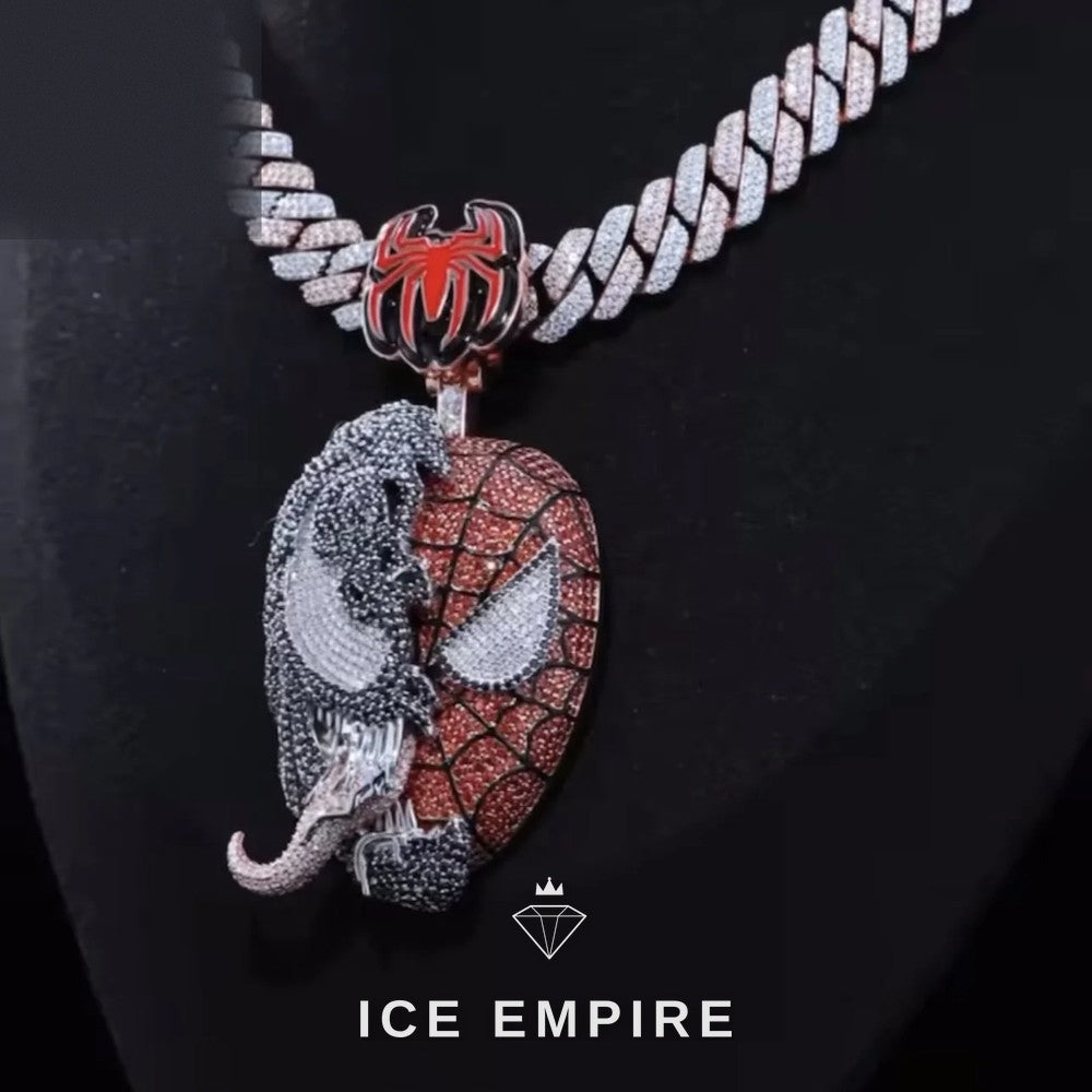 Iced Out 925 Silver Pendant