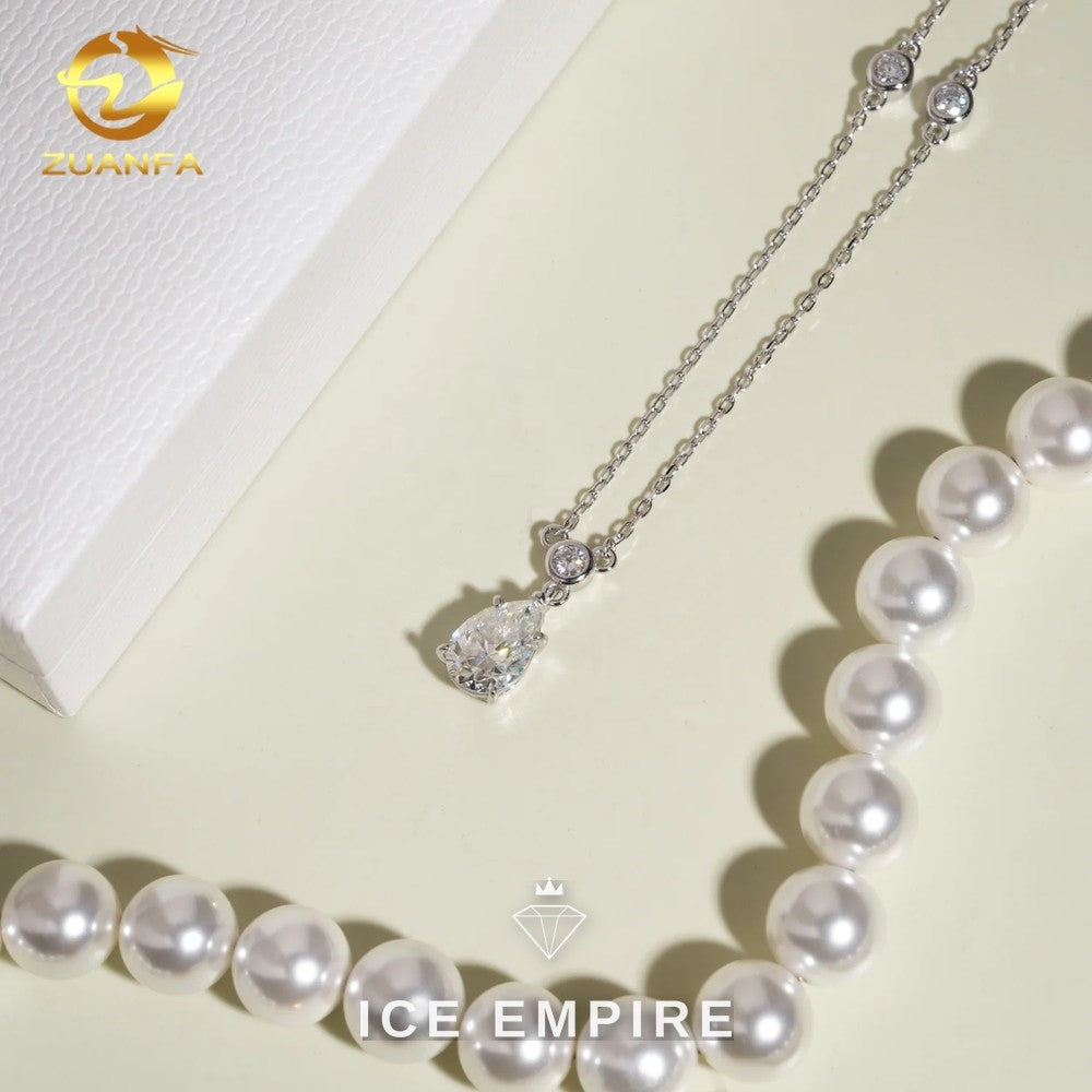 Iced Out 925 Silver Pendant