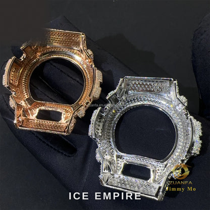 Iced Out 925 Silver Moissanite Watch