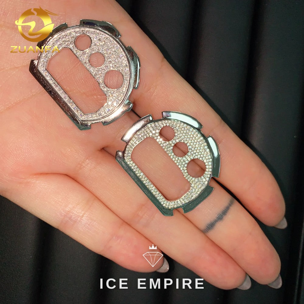 Iced Out 925 Silver Moissanite Watch