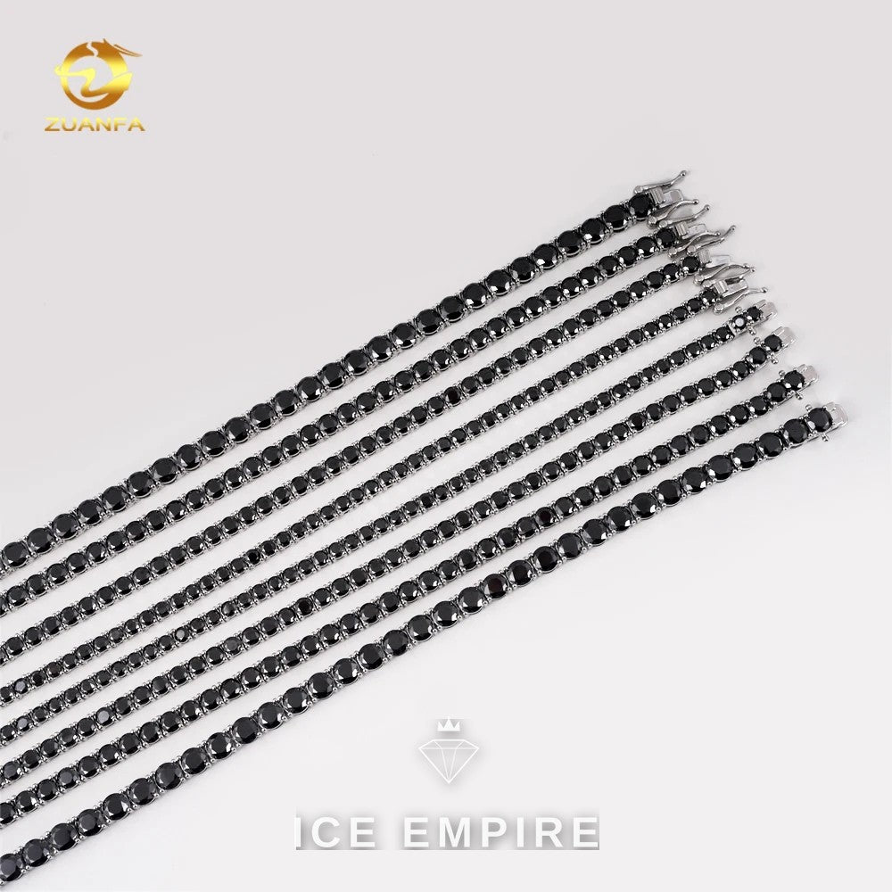 Iced Out Rose Gold Plated Moissanite Cuban Chain