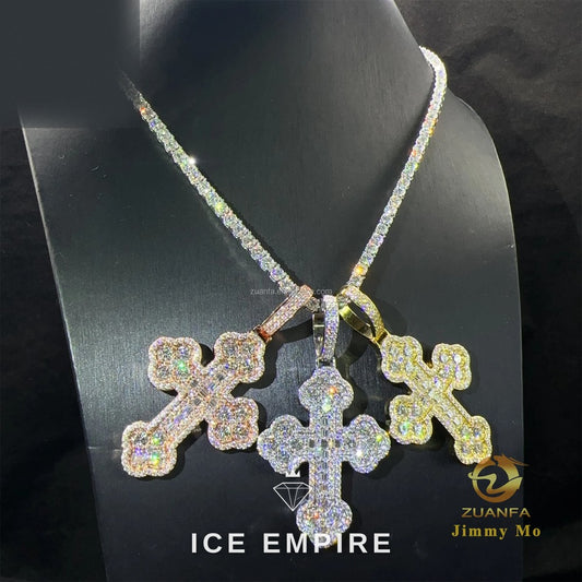 Iced Out Baguette 925 Silver Tennis Chain