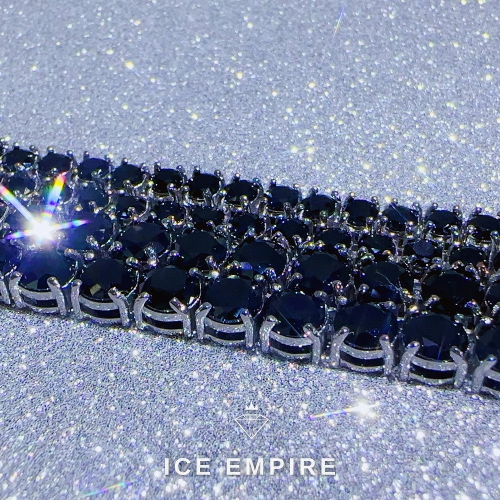 Iced Out Rose Gold Plated Moissanite Cuban Chain