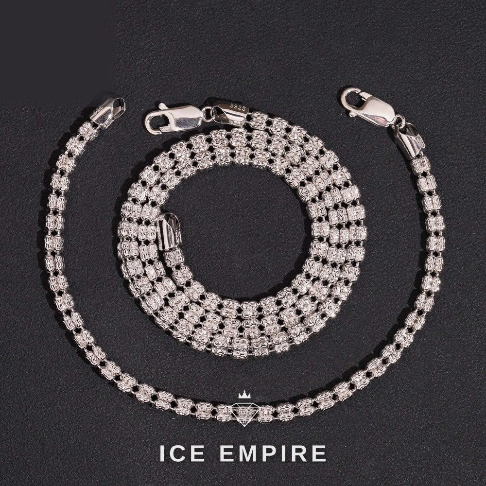 Iced Out Rose Gold Cuban Chain