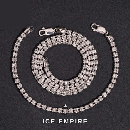 Iced Out Rose Gold Cuban Chain