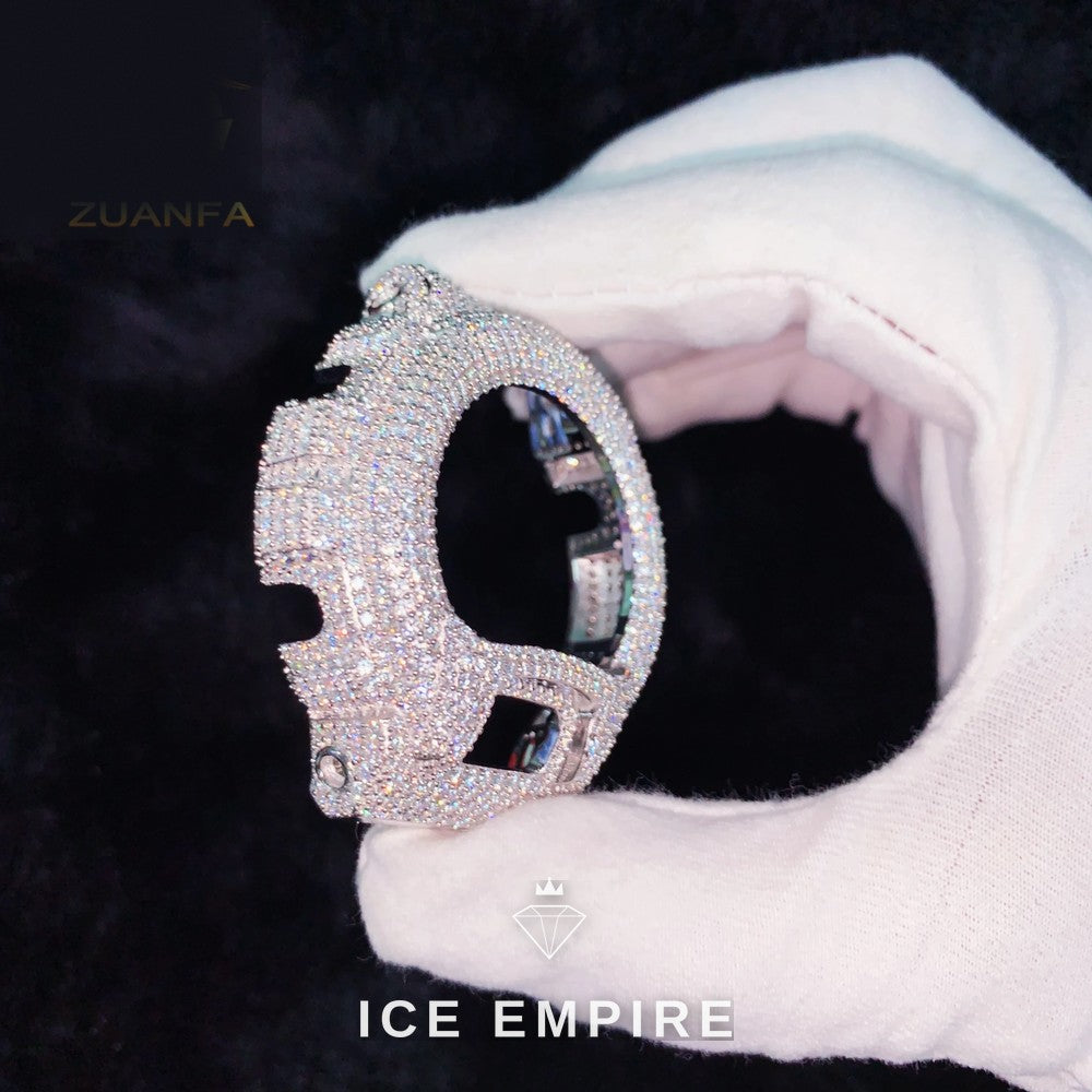 Iced Out 925 Silver Watch